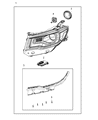 2017 Chrysler Pacifica Headlight Diagram - 68329859AA