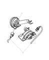 2002 Dodge Neon Horn Diagram - 4793525AF