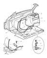 2002 Dodge Ram Wagon Ashtray Diagram - 5FU92JX8AB