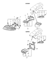Chrysler Sebring Fog Light Diagram - MR296331
