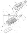 Chrysler Cirrus Cylinder Head Gasket Diagram - MD331582