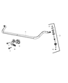 Ram 3500 Sway Bar Kit Diagram - 68137193AC