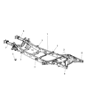 Dodge Durango Shock And Strut Mount Diagram - 52021511AB