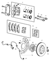 Jeep Commander Wheel Hub Diagram - 52089434AB