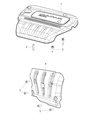 Dodge Dart Engine Cover Diagram - 4627875AF