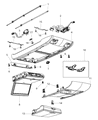 2014 Ram C/V Dome Light Diagram - 68149285AA
