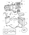 Chrysler HVAC Control Module Diagram - 4734913AD