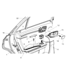Ram 4500 Power Window Switch Diagram - 56046832AB
