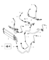 Jeep Power Steering Cooler Diagram - 5181674AC