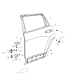 Jeep Cherokee Door Check Diagram - 68103032AA