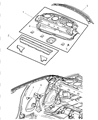 2012 Chrysler 300 Axle Beam Diagram - 68045533AC