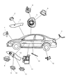 Dodge Neon Door Lock Switch Diagram - 4793579AB