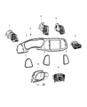 Dodge Challenger A/C Switch Diagram - 68415454AB