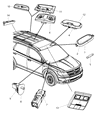 Dodge Journey Dome Light Diagram - 1AN73DW1AB