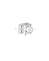 Jeep Renegade ABS Control Module Diagram - 68465076AA