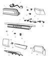 Dodge Side Marker Light Diagram - 68039505AA