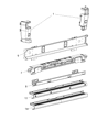 Ram Bumper Diagram - 5RP27JXWAC