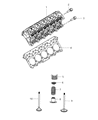2008 Dodge Viper Cylinder Head Diagram - 5037711AE