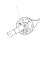 1999 Dodge Viper Horn Diagram - 4643868AB