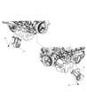 2005 Dodge Durango Engine Mount Diagram - 52021627AB