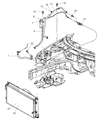 Dodge Stratus A/C Hose Diagram - 4596272AC