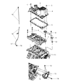 2007 Dodge Magnum Oil Pan Diagram - 4892171AB