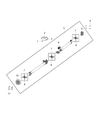 Ram Drive Shaft Diagram - 5146510AB