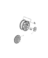 2006 Chrysler Pacifica Wheel Cover Diagram - 4766400AB