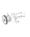Chrysler PT Cruiser Power Steering Pump Diagram - 5273759AJ