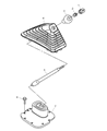 Dodge Dakota Automatic Transmission Shifter Diagram - 52107843AA