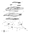 Ram Hood Hinge Diagram - 68294806AB