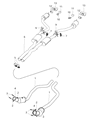Dodge Challenger Tail Pipe Diagram - 68293974AC