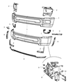 Ram 5500 Bumper Diagram - 1MQ03CDMAB