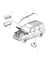 2009 Dodge Nitro Air Bag Diagram - 1GC99XDVAF