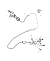 Dodge Ram 2500 Shift Cable Diagram - 52107847AH