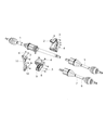 Jeep Cherokee Axle Shaft Diagram - 52123815AA