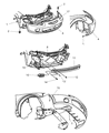 2002 Dodge Stratus Emblem Diagram - 4805253AA
