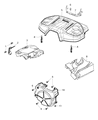 2014 Ram 1500 Engine Cover Diagram - 4627866AB
