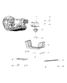 Dodge Durango Engine Mount Diagram - 68275992AA