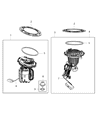 Dodge Fuel Level Sensor Diagram - 68145815AA