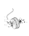 2008 Chrysler Pacifica Brake Booster Diagram - 4877320AA