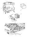 Dodge Battery Tray Diagram - 55359973AD