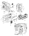 Jeep Wrangler Tailgate Handle Diagram - 55395410AC