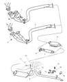 Jeep Cherokee Exhaust Clamp Diagram - 52018424AB