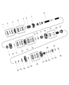 Dodge Ram 2500 Mainshaft Washer Diagram - 4626562