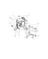 Dodge Ram 2500 ABS Control Module Diagram - 5017757AE
