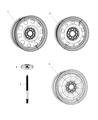 Jeep Compass Spare Wheel Diagram - 5105032AB