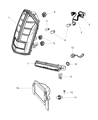 Chrysler 300 Back Up Light Diagram - 68042172AA