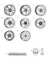 2011 Dodge Challenger Spare Wheel Diagram - 1UW00KDRAA