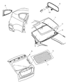 Dodge Windshield Diagram - 5191245AA